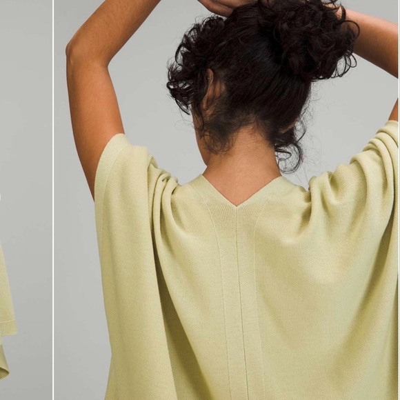 ✨ lululemon Merino Wool Short Sleeve Wrap ✨ - Picture 4 of 9